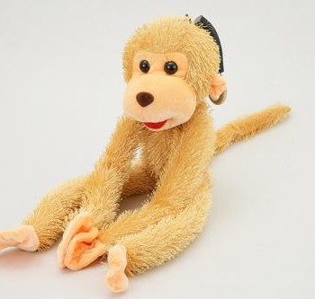 Brown Jumping Monkey Plush