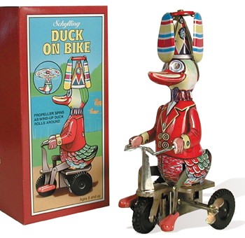 Duck On Bike Wind-Up Toy