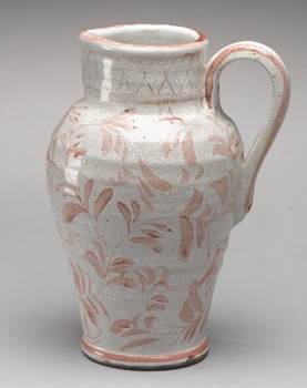 Floral Pitcher with Handle