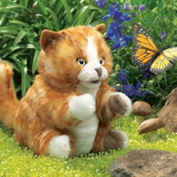 Fluffy Kitten Hand Puppet