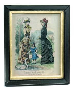 Framed Victorian Prints, more detail