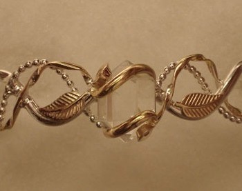 Gold Flower Quartz Bracelet