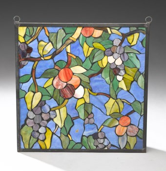 Grapevine Stained Glass Window