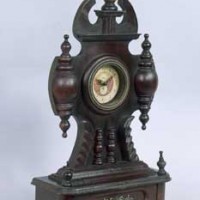 Hand-Carved Antique Mantle Clock