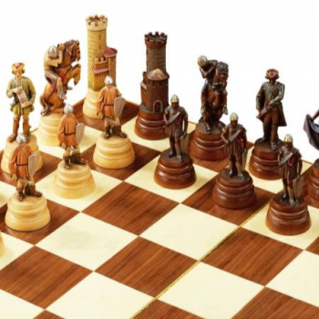 Hand-Carved Italian Chess Set