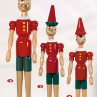 Hand-Carved Italian Pinocchio Toys