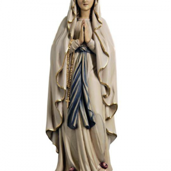 Hand-Carved Lady of Lourdes