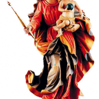 Hand-Carved Madonna Bavaria