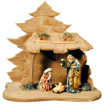 Hand-Carved Nativity Scene