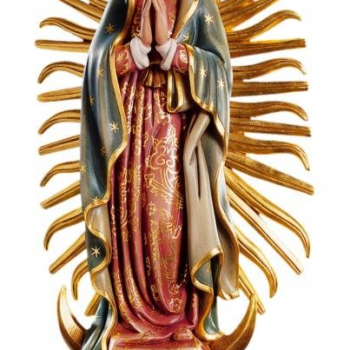 Hand-Carved Our Lady of Guadalupe