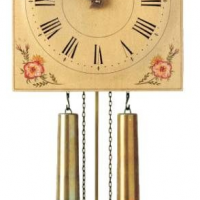 Hand Painted Chiming Clock
