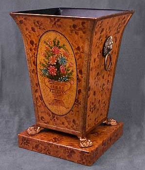 Hand Painted Floral Stand
