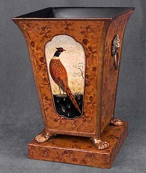Hand Painted Pheasant Stand