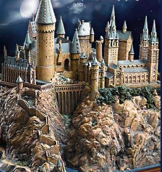 Hand-Sculpted Hogwarts Castle