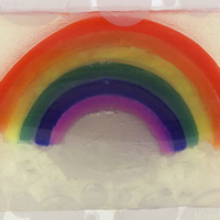 Handmade Rainbow Bar Soap