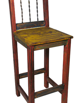 Mexican Painted Bar Stool