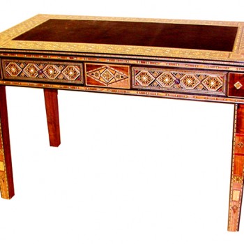 Moroccan Wood Mosaic Desk