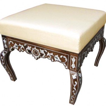 Mother of Pearl Inlay Ottoman