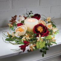 Ophelia Flowers Candle Ring