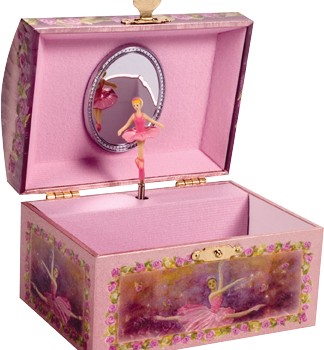 Pink Ballerina Jewelry Box