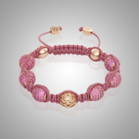 Pink Sapphire Rose Gold Bracelet