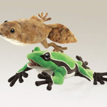 Tadpole & Frog Hand Puppets