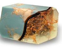 Turquoise Calendula Rock Soap