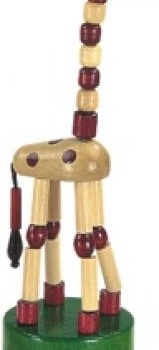 Wooden Giraffe Press Puppet