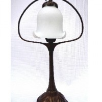 Alabaster Art Nouveau Lamp