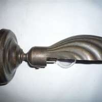 Antiqued Brass Shell Lamp