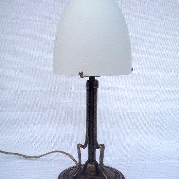 Art Deco Alabaster Lamp