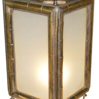 Brass Bamboo Lamp