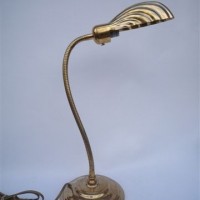 Brass Shell Desk Lamp, detail