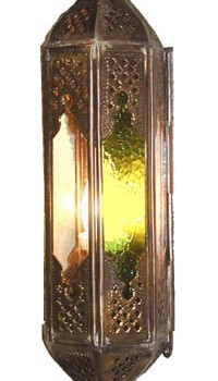 Brass Temple Wall Sconce