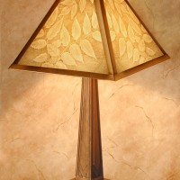 Craftsman Style Leaf Lamp