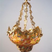French Baroque Chandelier Coloré
