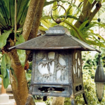 Hanging Balinese Garden Lantern