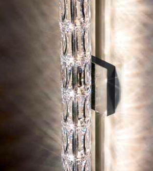 Long Swarovski Crystal Luminaire Sconce