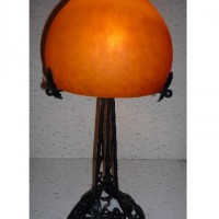 Orange Glow Desk Lamp