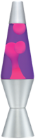 Pink Wax Purple Liquid Lava Lamp