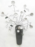 Porcelan Flower Matisse Sconce