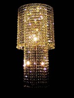 Two Tiered Diamond Chandelier