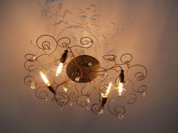 Wire Cloud Ceiling Light